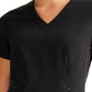 Women's 2-Pocket Jolie Camo Top - 601 - Black