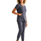 Women's 2-Pocket Jolie Camo Top - 601 - Pewter
