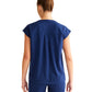 Women's 2-Pocket Jayden Camo Top - 602 - Navy