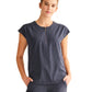 Women's 2-Pocket Jayden Camo Top - 602 - Pewter