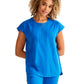 Women's 2-Pocket Jayden Camo Top - 602 - Royal