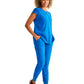 Women's 2-Pocket Jayden Camo Top - 602 - Royal