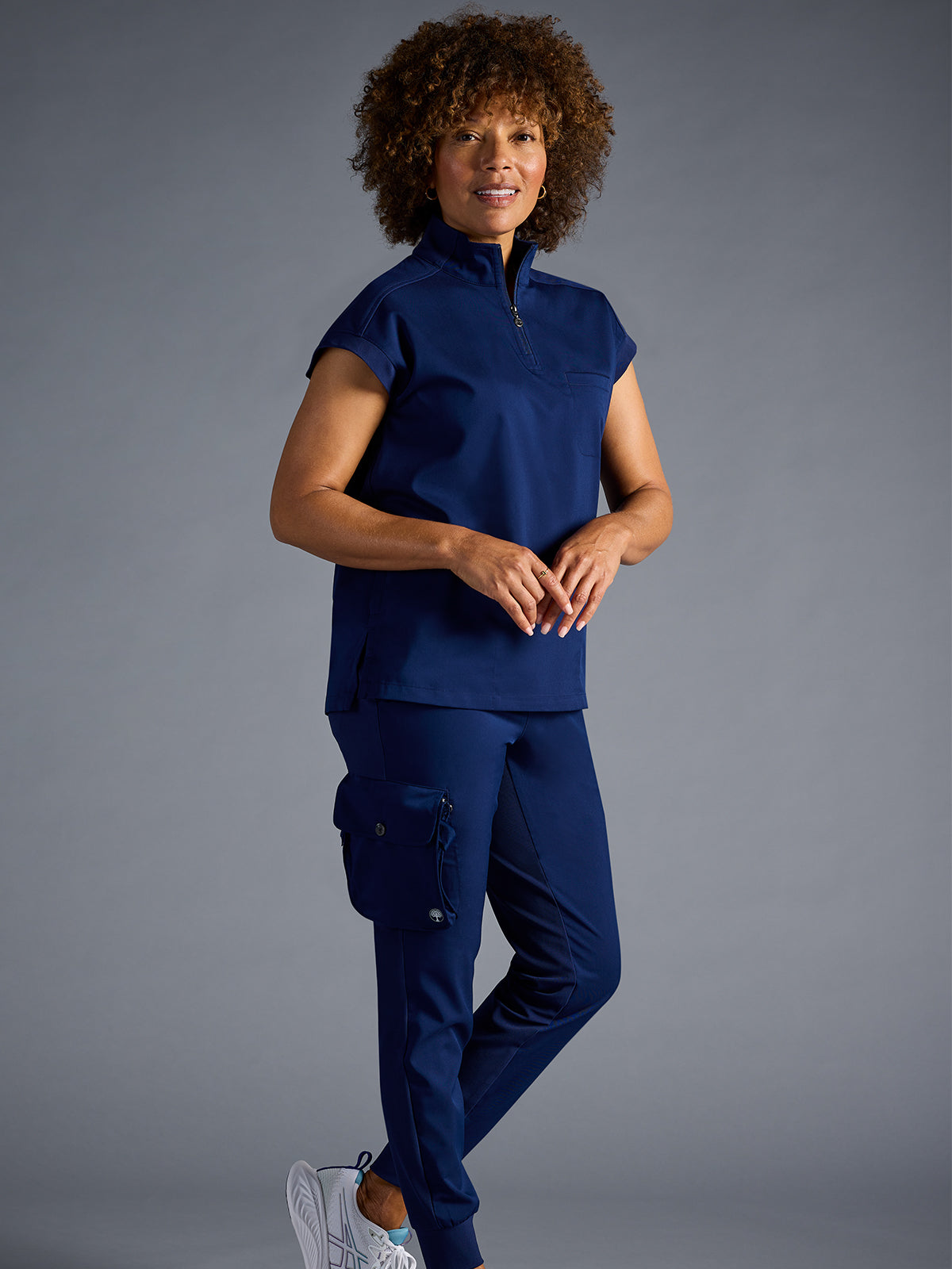 Women's Vienna Quarter-Zip Top - 603A - DNavy