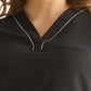 Women's 1-Pocket Stella V-Neck Top - 700 - Black