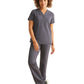 Women's 1-Pocket Stella V-Neck Top - 700 - Pewter