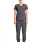 Women's 3-Pocket Y-Neck Top - 751 - Pewter