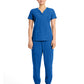 Women's 3-Pocket Y-Neck Top - 751 - Royal