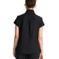 Women's 1-Pocket Partial Zip Top - 752 - Black
