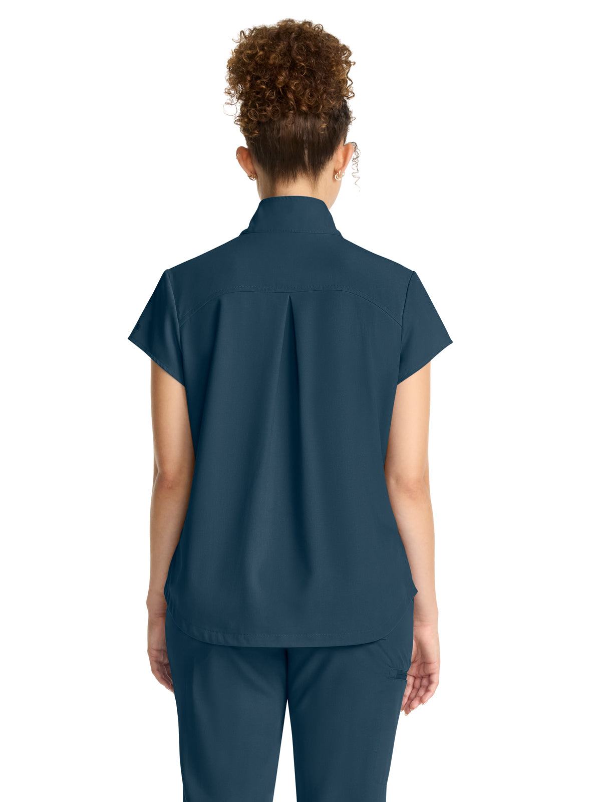 Women's 1-Pocket Partial Zip Top - 752 - Caribbean