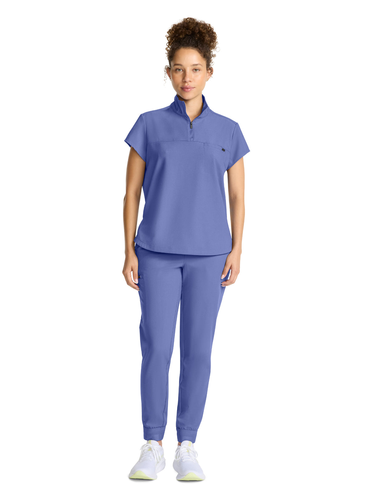 Women's 1-Pocket Partial Zip Top - 752 - Ceil