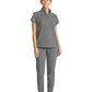 Women's 1-Pocket Partial Zip Top - 752 - Heather Ash