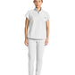 Women's 1-Pocket Partial Zip Top - 752 - White Gardenia