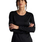 Women's Valerie Long-Sleeve Scoop Neck Tee - 809 - Black