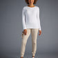 Women's Valerie Long-Sleeve Scoop Neck Tee - 809 - White