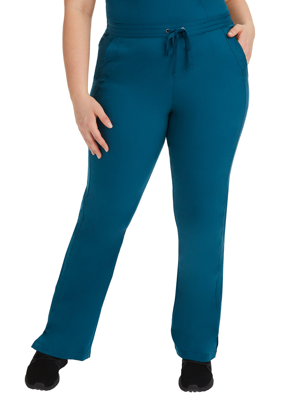 Women's 2-Pocket Taylor Flat Front Pant - 9095 - Caribbean