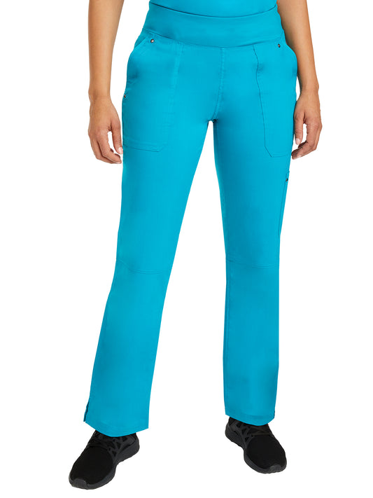 Women's 5-Pocket Tori Yoga Waistband Pant - 9133 - Teal