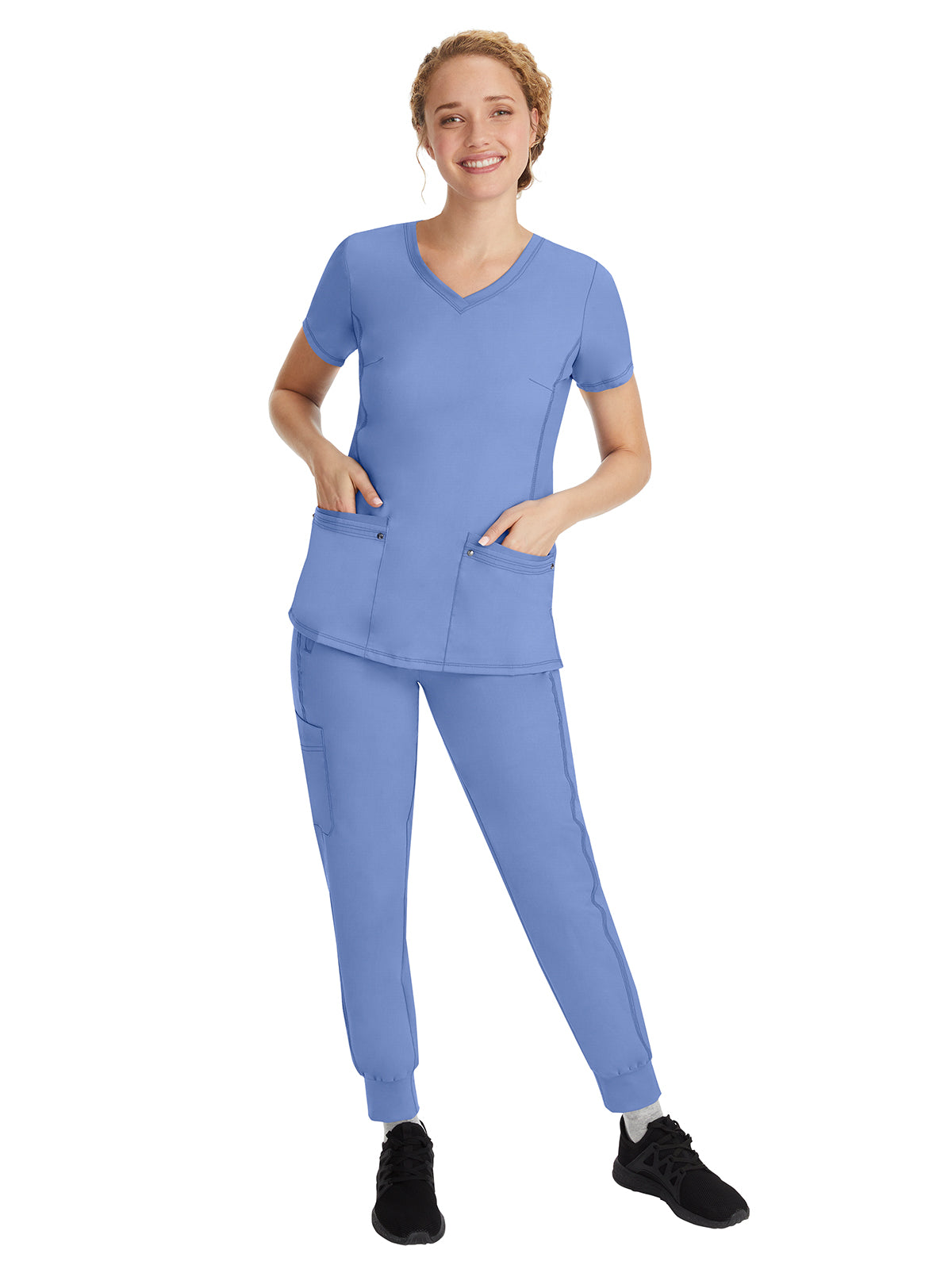 Women's 6-Pocket Tara Yoga Waistband Pant - 9233 - Ceil