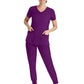 Women's 6-Pocket Tara Yoga Waistband Pant - 9233 - Eggplant
