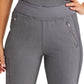 Women's 6-Pocket Tara Yoga Waistband Pant - 9233 - Heather Grey