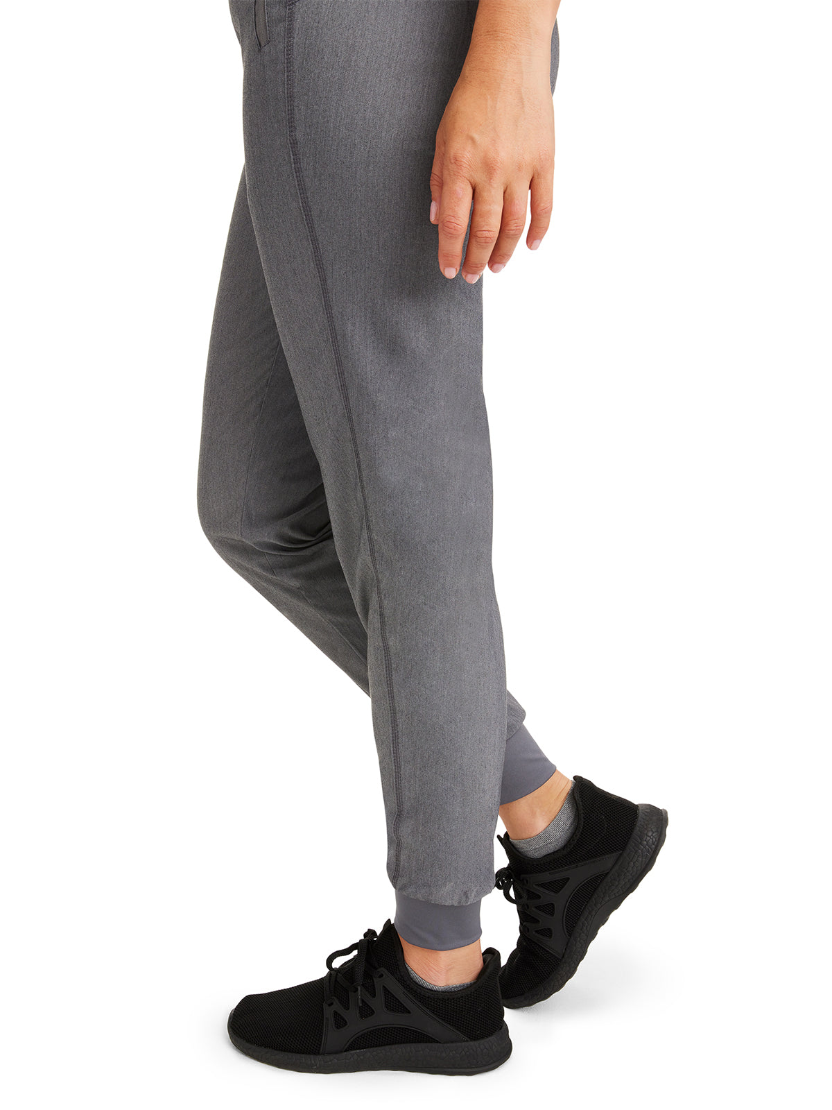 Women's 6-Pocket Tara Yoga Waistband Pant - 9233 - Heather Grey
