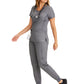 Women's 6-Pocket Tara Yoga Waistband Pant - 9233 - Heather Grey