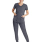 Women's 6-Pocket Tara Yoga Waistband Pant - 9233 - Pewter