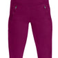 Women's 6-Pocket Tara Yoga Waistband Pant - 9233 - Wine