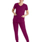 Women's 6-Pocket Tara Yoga Waistband Pant - 9233 - Wine
