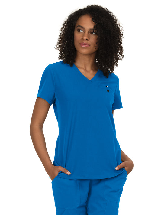 Women's 1-Pocket Tuck-In Ready to Work Top - 1010 - Royal Blue