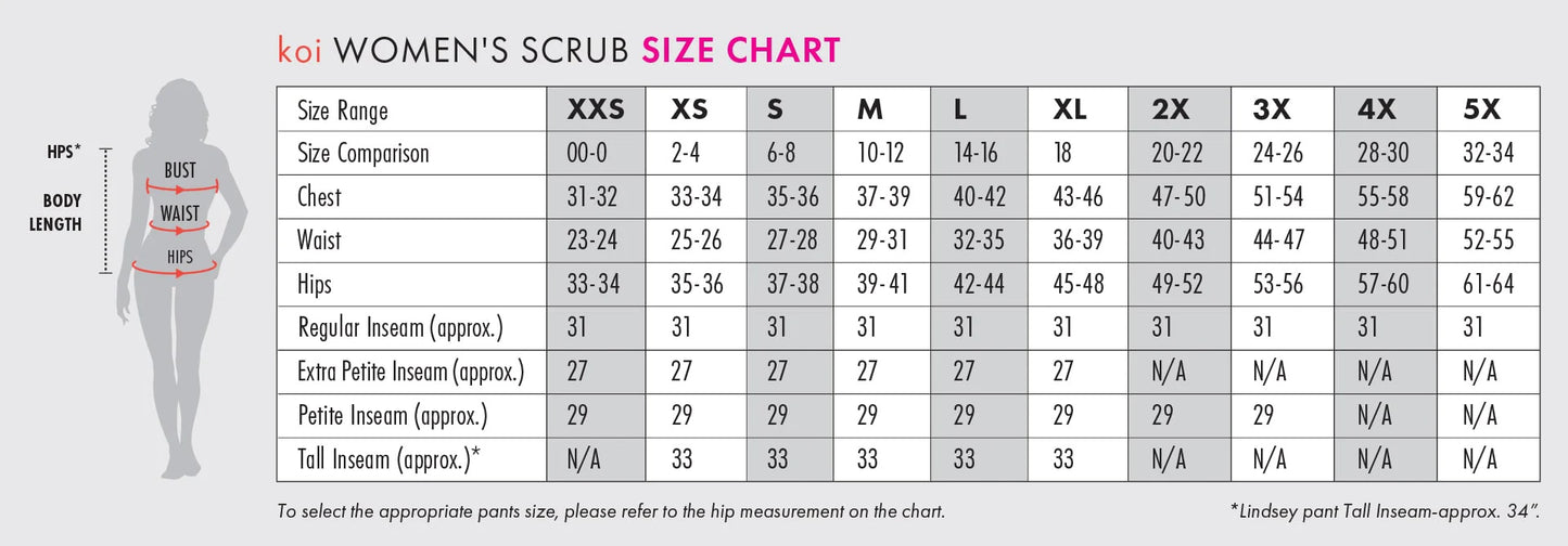 Women's 3-Pocket Wide V-Neck Stretch Hustle and Heart Top - 1019 - Ruby