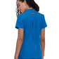 Women's 4-Pocket Zipper-Neck Mandarin Collar Driven Top - 1081 - Royal Blue