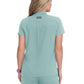 Women's 4-Pocket Zipper-Neck Mandarin Collar Driven Top - 1081 - Sage