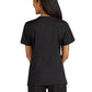 Women's Limited Edition Rhinestone Zipper Neck Serenity Top - 1123L - Black