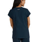Women's Split-Neck 3-Pocket We Have Heart Top - 1124 - Navy