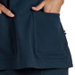 Women's Split-Neck 3-Pocket We Have Heart Top - 1124 - Navy