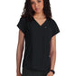 Women's Heart-Shaped Neckline Up and Going Top - 1125 - Black