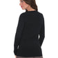 Women's Stretch Long-Sleeve Seamless Knit Divine Underscrub Tee - 315 - Black
