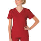 Women's 3-Pocket Mock-Wrap Philosophy Top - 316 - Ruby