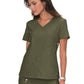 Women's 3-Pocket Mock-Wrap Philosophy Top - 316 - Olive Green