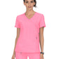 Women's 3-Pocket Mock-Wrap Philosophy Top - 316 - Peony Pink
