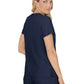 Women's 4-Pocket Stretch V-Neck Becca Top - 373 - Navy