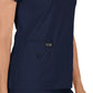 Women's 4-Pocket Stretch V-Neck Becca Top - 373 - Navy