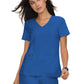 Women's 4-Pocket Stretch V-Neck Becca Top - 373 - Royal Blue
