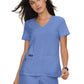 Women's 4-Pocket Stretch V-Neck Becca Top - 373 - True Ceil