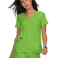 Women's 4-Pocket Stretch V-Neck Becca Top - 373 - Green Tea