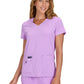 Women's 4-Pocket Stretch V-Neck Becca Top - 373 - Bloom Lavender