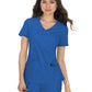 Women's Mock-Wrap Neck Katie Top - 374 - Royal Blue
