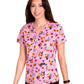 Women's Athletic-Inspired, Breathable Mesh Leslie Top - 384PR - Candy Corn Cuties