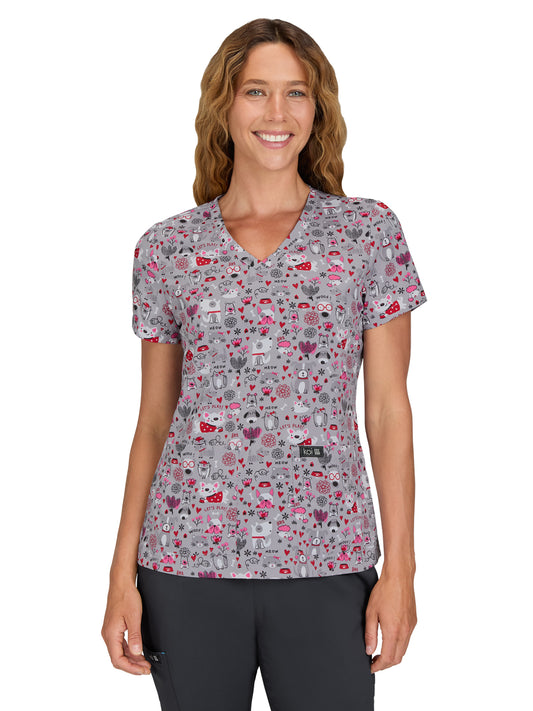 Women's Athletic-Inspired, Breathable Mesh Leslie Top