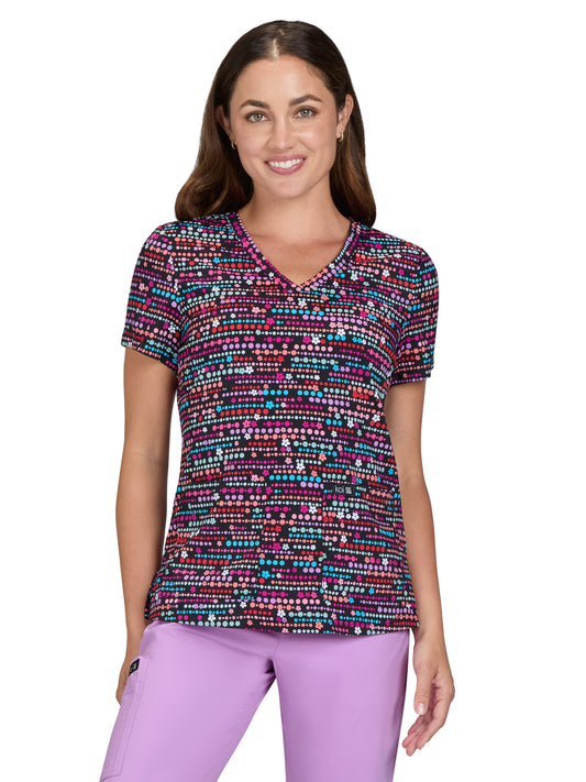Women's Athletic-Inspired, Breathable Mesh Leslie Top